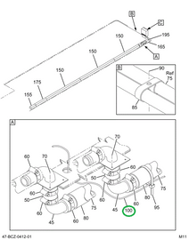 2235525C91 Harness R Auxiliary Heater Rea