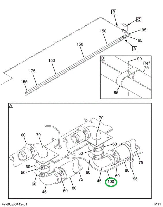 2235531C91 Harness R Auxiliary Heater, Re
