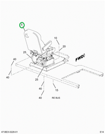 2235713C92 Seat, Driver, National Ds 42 O
