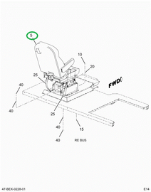 2235738C92 Seat Driver Natl Ds 42 Kvr Gy