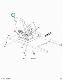 2235783C92 Seat Driver Nat Air 42 Vnl Bn