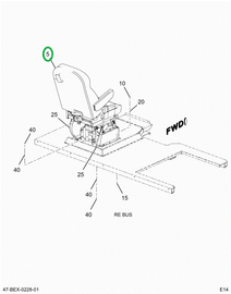 2235797C91 Seat Driver Nat Air 42 Vnl Bl