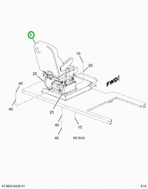 2235807C92 Seat Driver Nat Air 52 Vnl Bn