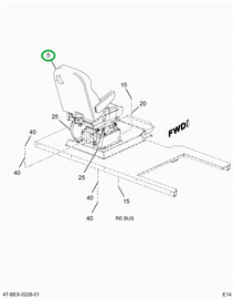 2235834C92 Seat, Driver, Nat Air 42 Pvl G