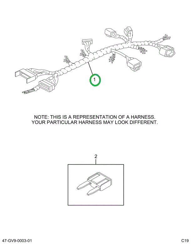 2236679C92 Harness Camera System Ignition