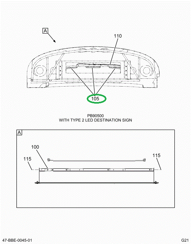 2236769C2 LIGHT , LED STRIP, DESTINATION