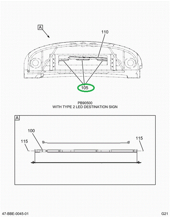 2236769C2 LIGHT , LED STRIP, DESTINATION