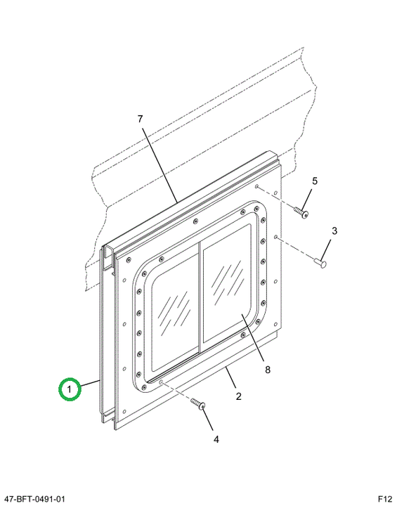 2236841C1 Panel Trim Oval Window Inside