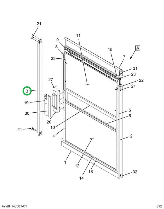 2237217C1 Extrusion Aluminum Kout Vertic