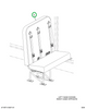 2237951C91 Seat, Left Hand 3pt 39 4leg Wa