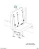 2237955C91 Seat, Left Hand 3pt 39 6leg 42