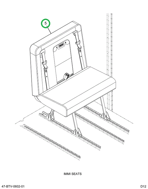 2238599C91 Seat, Left Hand, 30 Gen4 3pt 4