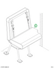 2238637C91 Seat, Automatic Flip, L 36 Gen
