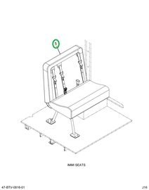 2238716C91 Seat, Left Hand, 45 Gen4 3pt 4