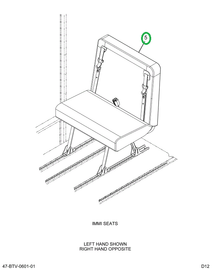 2238753C91 Seat, Left Hand, 36 Gen4 3pt 4