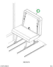 2238756C91 Seat, Right Hand, 36 Gen4 3pt
