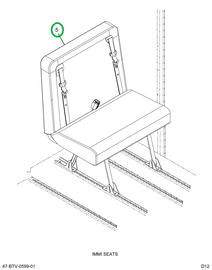 2238763C91 Seat, Left Hand, 36 Gen4 3pt 4
