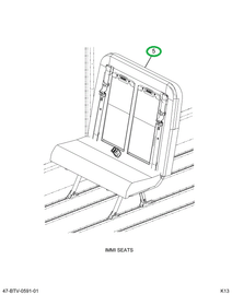 2238800C91 Seat, Rh, 36 Gen4 3pt 42pvl G