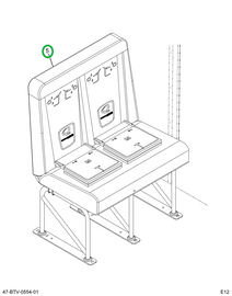 2239463C91 Seat, Left Hand, Cr 39 6leg Tr