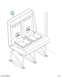 2239465C91 Seat, Left Hand, Cr 39 6leg Tr