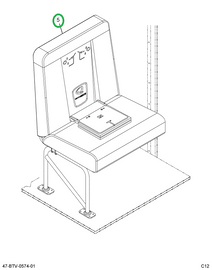 2239574C92 Seat, Left Hand, Cr 30 2leg Wa