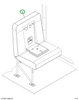 2239586C92 Seat, Left Hand, Cr 30 2leg Wa