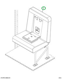 2239614C92 Seat, Right Hand, Cr 30 2leg W