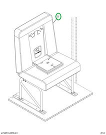 2239646C91 Seat, Left Hand, Cr 30 4leg Tr
