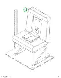 2239670C91 Seat, Rh, Cr 30 4leg Track Mou