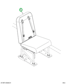2239724C91 Seat, Lh, 3pt 30 4leg Truck Mo
