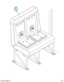 2239844C91 Seat, Left Hand, Cr/ucra 39 6l