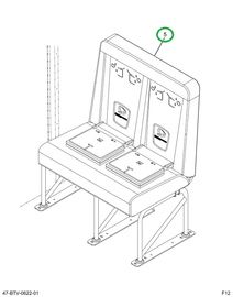 2239874C91 Seat, Right Hand, 39 6leg Truc