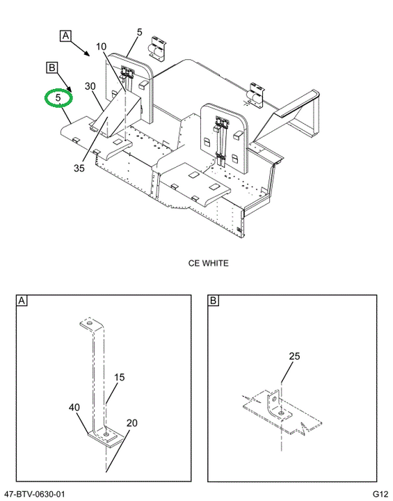 2240205C91 Seat, Dvnprt With Belts 42oz B