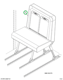 2240471C91 SEAT, RH , 39 GEN4 LAP 42PVL G