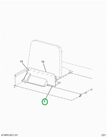2240562C1 Panel, Modesty, 39 Inch L
