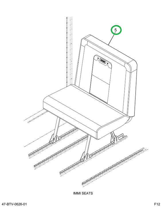 2241032C91 Seat, Right Hand, 30 Gen4 Lap