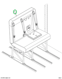 2241057C91 Seat, Lh, Cr 39 6leg 3pt Truck