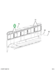 2241258C91 Window, Kickout, Bus, L 2 Bow