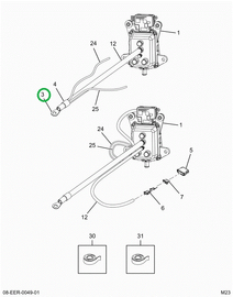 2241342C1 2, 4-6 Gauge 3/8 Stud 0 Degree