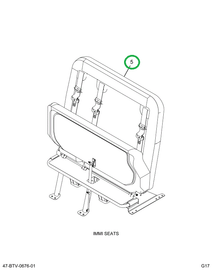 2241371C91 Seat, Automatic Flip, L 39 Gen