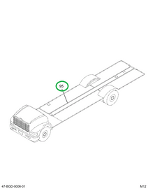 2241713C1 Mat, Floor, Bus Body, Ribbed L