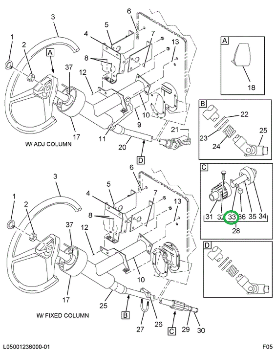 225217R1 PIN STRG GEAR WHEEL TUBE
