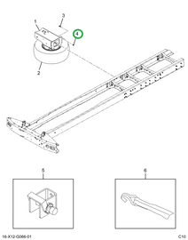 22816R1 NUT  1/2 P/T LOCK TYPE 5