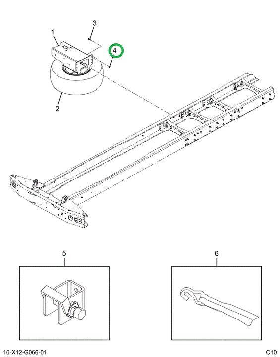 22816R1 NUT  1/2 P/T LOCK TYPE 5