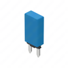 23-13126-215 BREAKER-CIRCUIT,15A,T2,MINI,14V,LT BLUE