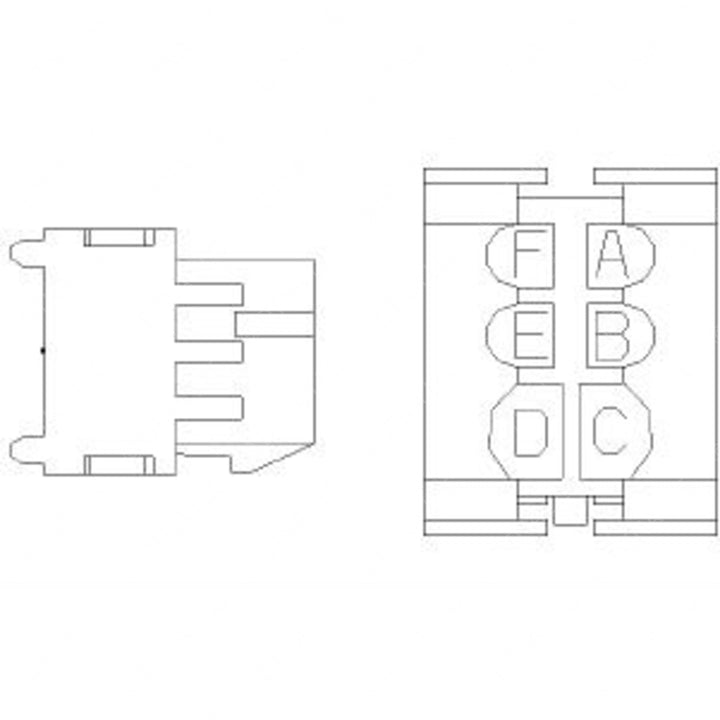 23-13141-603 PLUG-6CAV MP280 PAC12034482 GY
