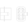 23-13141-813 PLUG-8CAV MP280 BUS32006B21 GY