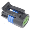 23-13142-211 CONNECTOR-PLUG,2CAV,MP150.2P2S,PAC,BK