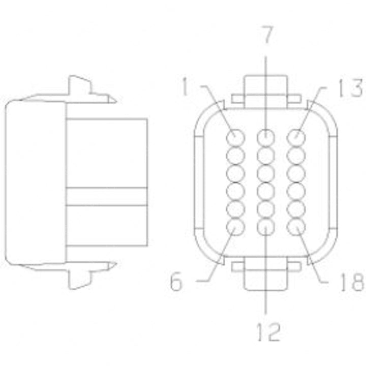 23-13148-057 PLUG-18CAV,DTV,DUFDTV06-18SB,B