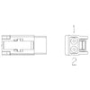 23-13148-204 PLUG-2CAV,DTM,DUFDTM06 2S E004